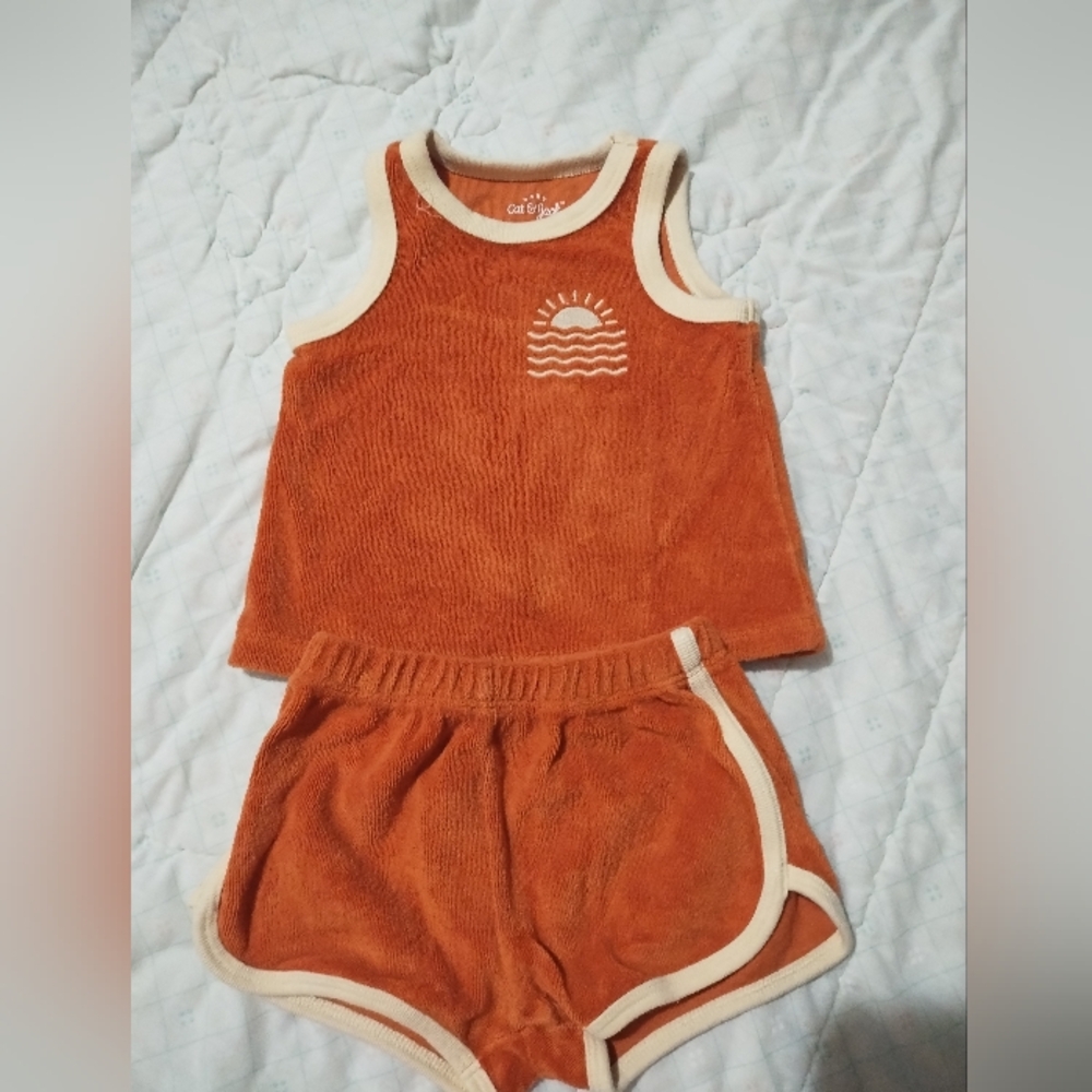Terrycloth summer outfit
